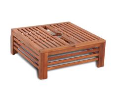Anself Abdeckung für Sonnenschirmständer Balkonschirmständer aus Holz