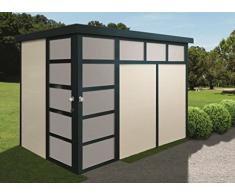 Gartenhaus Malus S8704-19 mm Blockbohlenhaus, Grundfläche: 6,06 m², Flachdach