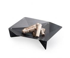 höfats - TRIPLE 120 Feuerschale - Design-Feuerstelle und Grill - für Terrasse und Garten - Corten-Stahl mit Rost-Optik