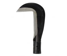 Cabilock Sensensichel Kopf kleine Handsense Kleinsense Ersatz Gartensense Unkraut Entfernen Sense Sichel Gartenwerkzeug für Gras Kräutern Getreide Klee Neophyten Größe 2