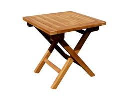 ASS Teak Klapptisch Holztisch Gartentisch Garten Tisch Beistelltisch 45x45cm Holz Picnic von