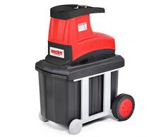 HECHT Elektro-Häcksler 6280 XL Leise-Walzenhäcksler (2800 Watt, max. 45 mm Aststärke, 60 Liter Auffangbeälter)