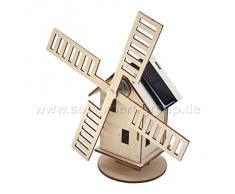 Solar-Holzwindmühle