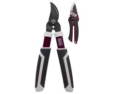 Black+Decker Gartenschere und Astschere, Weinrot