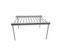 Eariy Tragbarer Camping Grill, Edelstahl Klappgrill Faltgrill Outdoor Picknicks Casual Barbecue holzkohlegrill,für Strand,Picknick und Balkon