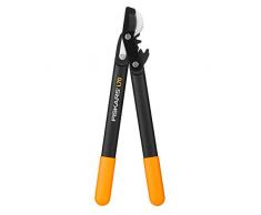 Fiskars PowerGear II Bypass Getriebe-Astschere L70, schwarz/orange