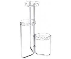 Haku-Möbel Blumenständer, Silber