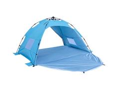 Homfu Pop up 2-4 Personen Extra Light Automatisches Strandzelt Windschutz Strandzelt Outdoor Campingzelt