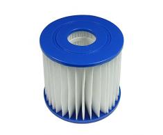 Jilong Pool Filter-Kartuschel, Filterparone Ø 80x85 Innen Ø 49mm Kartuschenfilter für Poolpumpe Filteranlage Schwimmbecken Schwimmbad Pool Spa Whirpool