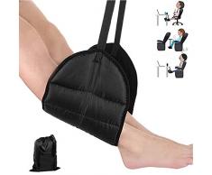 Fußhängematte Reise-Fußstütze Tragbare Fußstützen-Hängematte Büro Fußstütze FlugzeugReiseZubehör Outdoor Strand Reise-Hängematte