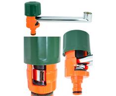 GH TRADE Universal-Wasserhahn-Adapter für Mischbatterie Küche Garten Schlauch Verbinder Plus Schlauchanschluss