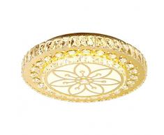 LED-Kristallhängeleuchte, Deckenleuchte, Edelstahl Cut Titanium Schlafzimmer Beleuchtung Einfache und Moderne LED-Kristalldeckenleuchte for Wohnzimmer, Schlafzimmer, Esszimmer (Color : G1)