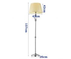 GJIF - Stehlampe Crystal Stehleuchte Indoor Stehleuchte Antik Geeignet für Wohnzimmer Schlafzimmer - Fußschalter (E27)