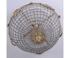 Deckenlüster Kristalle Deckenlampe Deckenleuchte Barock Lampe XL Palazzo Exclusiv