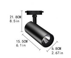 Led Spotbalken Deckenleuchten Schwarz Deckenschiene 20W Warmes Weißes Licht Mit 1 Dreh Lampe Aluminium Dreh-Und Schwenkbarem Deckenspot Schienensystem Decke Licht Wohnzimmer Schlafzimmer Cafe