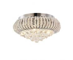 KJLARS Kristall Deckenleuchte Deckenlampe Modern Deckenbeleuchtung für Wohnzimmer/Schlafzimmer (40cm)