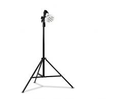 eSmart Germany Pflanzenlampe | LED Pflanzenlicht | Pflanzenleuchte | Wachstumslampe für • Hauspflanzen • Wasserpflanzen | (Leila 12 W + Stativ)