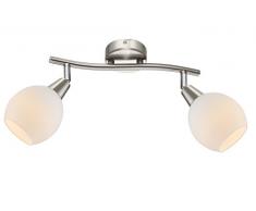 Globo Deckenbogen ELLIOTT Strahler Nickel matt | 54351-2O