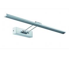 Paulmann 99896 Galeria Bilderleuchte LED Bildbeleuchtung Beam Sixty Galeriebeleuchtung 11W Aufsatzlampe Nickel gebürstet Strahler inkl. Leuchtmittel
