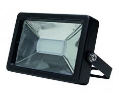 Kopp LED Wand-Fluter 20 Watt wasserdicht nach IP65 für feste Montage I LED-Fluter I Leistungsstarker LED-Baustrahler I Anschraubbarer LED-Spot für Außen-Bereich & Innen-Bereich I Anthrazit – 216520015