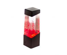 Uonlytech Vulkan Lampe Wohnkultur Miniatur ausbruchs geschmolzenen Lava Vulkan Wasserturm Display Schreibtisch Zubehör (schwarz ohne Batterien)