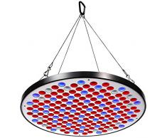 Niello® Reflector 50W LED Pflanzenlampe, LED Grow Light Vollspektrum Pflanzenlicht Led Grow Lamp nur 1 cm Dick mit Schalter für Zimmerpflanzen Gemüse und Blumen