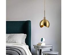 Unbekannt Durable Copper Restaurant Messinglüster Industrie Stil Persönlichkeit kreative helle Luxuxschlafzimmer Bedside Chandelier Dekoration