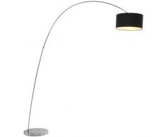 DESIGN BOGENLAMPE von DESIGN DELIGHTS lounge stehlampe schwanenhals lampe schwarz Bogenleuchte