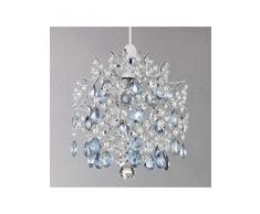 Saint MOSSI Barock Kristallglas Deckenleuchte Kristallglas Schirm, Kristallglas Tropfen Kronleuchter