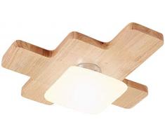 Beautiful Home Decoration Lamps Moderne kreative Deckenleuchten Holz und Glas Lampenschirm Design-E27 Deckenleuchte Wohnzimmer Schlafzimmer Kinderzimmer Puzzle-Lampe Kinder Fixture, eine beliebige Kom