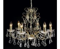 Barock Kronleuchter Schlafzimmer Wohnzimmer Kristallleuchter Lüster gold