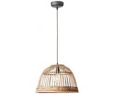 BRILLIANT PADGET Pendelleuchte ÃƒËœ 42 cm Metall/Rattan Rattan
