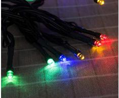 Lichterketten Solar Lichterketten Led Laternen Außenleuchten 200 Lichter 22 Meter Farbe