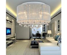 Wandleuchte Wandlampen Led 110-240V 6 * E14 moderner einfaches Tuch + Kristalldeckenlampe / Romantisches Wohnzimmer Schlafzimmer Restaurant Kristall Zeichnung Pendelleuchten & Pound; & Not; 40 * 40 *