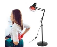 Infrarotlampe, Infrarot-Wärmestrahler Rotlichtlampe Infrarotlicht Infrarotleuchte Therapie Muskelschmerzen Kälteentlastung Konstante Temperatur