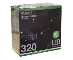 Atlantis Elektronik 320er LED Lichternetz 3x1.5m Warmweiß, Indoor & Outdoor, Lichterkette, Christbaumlichterkette, Weihnachtsbeleuchtung