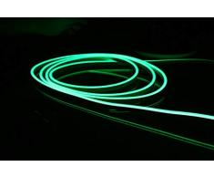 YXH DC12V Silikon LED Neon Lichtschlauch wasserdicht für Indoor & Outdoor Dekoration DIY Schild 5M/16.4FT Grün