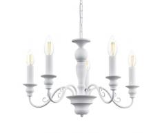 EGLO CAPOSILE Hängeleuchte, Stahl, 40 W, weiss