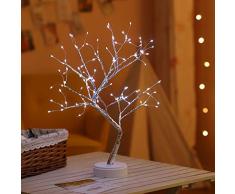 nulala led bonsai stil baum lampe perle sternen kupferdraht lampe nachtlicht usb led baum lampe für weihnachten home party dekoration, touch switch tischlampe