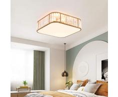 DOOT Messing Kristall Deckenleuchte Flush Mount,Modernen Luxus Wohnzimmer Deckenleuchten Gold,Schlafzimmer Glas Deckenleuchte Für Esszimmer Balkon Eingangsbereich Blume Durchmesser42cm(17inch)