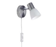 Wandspot Luca in Eisen / Chrom