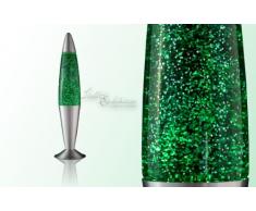 Lavalampe grün/Glitterleuchte/Jenny / E14 25W / inklusive Leuchtmittel/Geschenk Weihnachten/Retro Leuchte Glitzer/Stimmungslicht