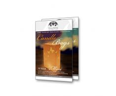 EinsSein 10x Luminarias Lichttüten Liebesfalter Mini Schmetterling für Hochzeit Party Dekoration Hochzeitsdeko Tischdeko Papierlaternen