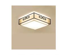 Ouzhoub Klassische Deckenmontage, Wohnzimmer Dekoration Deckenleuchte chinesischen Moderne Schmiedeeisen Kronleuchter Berg Licht Leuchte (Color : Square)