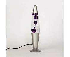 Dekorative Lavalampe in transparent - lila R50071192 Magmalampe [Energieklasse C]