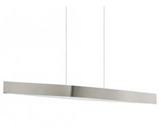 EGLO 93908 A, Hängeleuchte, Stahl, Integriert, Nickel-matt, 97 x 8.5 x 110 cm
