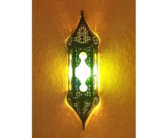 Orient indische Wandleuchte Lampe Appsara grün