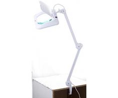 Lunartec Profi Lupe: Profi-Lupenleuchte mit 5-Watt-LED & 3 Dioptrien Vergrößerung, 550 lm (LED Lupenlampe)