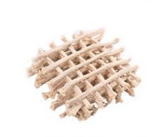 moinkerin 40 Stücke Docht für Öllampen Kerzendochte Lampendocht Runddocht Ersatzdochte für Gartenfackel Bambusfackel Fackel 15 cm