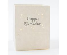 Everflag Deko-Lichttüte 4 Stück Happy Birthday